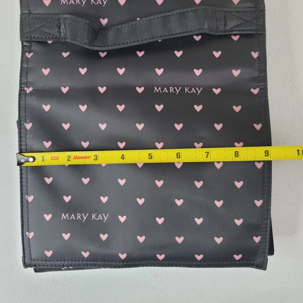 Mary Kay Pink Heart Travel Roll Up Bag Hanging Toiletry Cosmetic Organizer‎